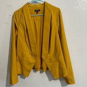 Torrid mustard yellow stretch blazer size 00
